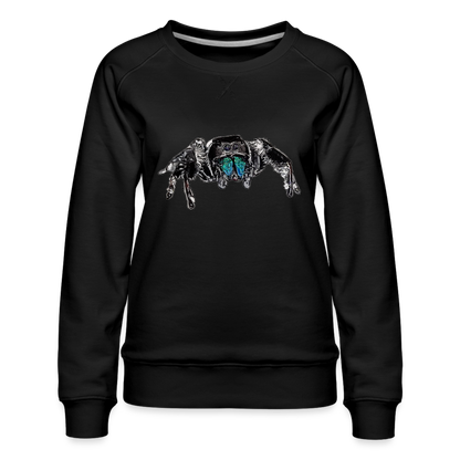 Frauen Pullover Phidippus regius Everglades male - Schwarz