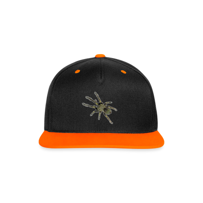 Cappy Kontrast Snapback Ephebopus murinus - Schwarz/Neonorange