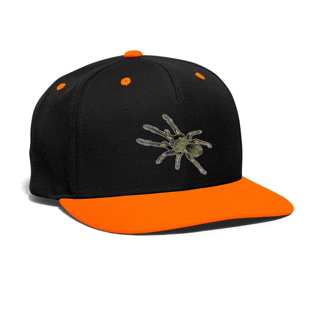 Cappy Kontrast Snapback Ephebopus murinus - Schwarz/Neonorange