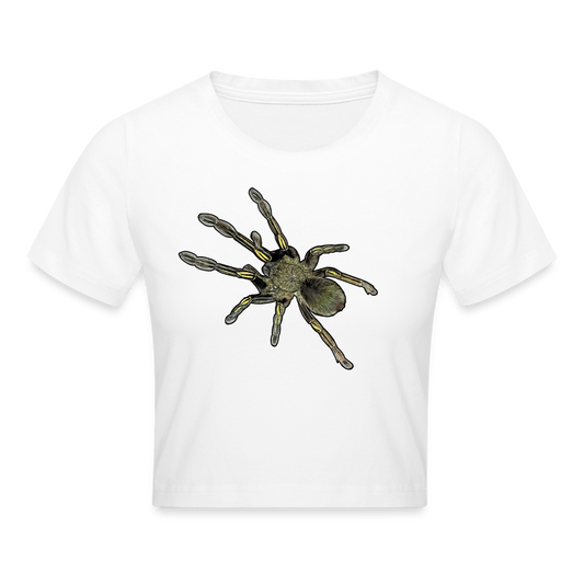 Crop T-Shirt Ephebopus murinus - weiß