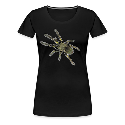 Frauen Basic T-Shirt Ephebopus murinus - Schwarz