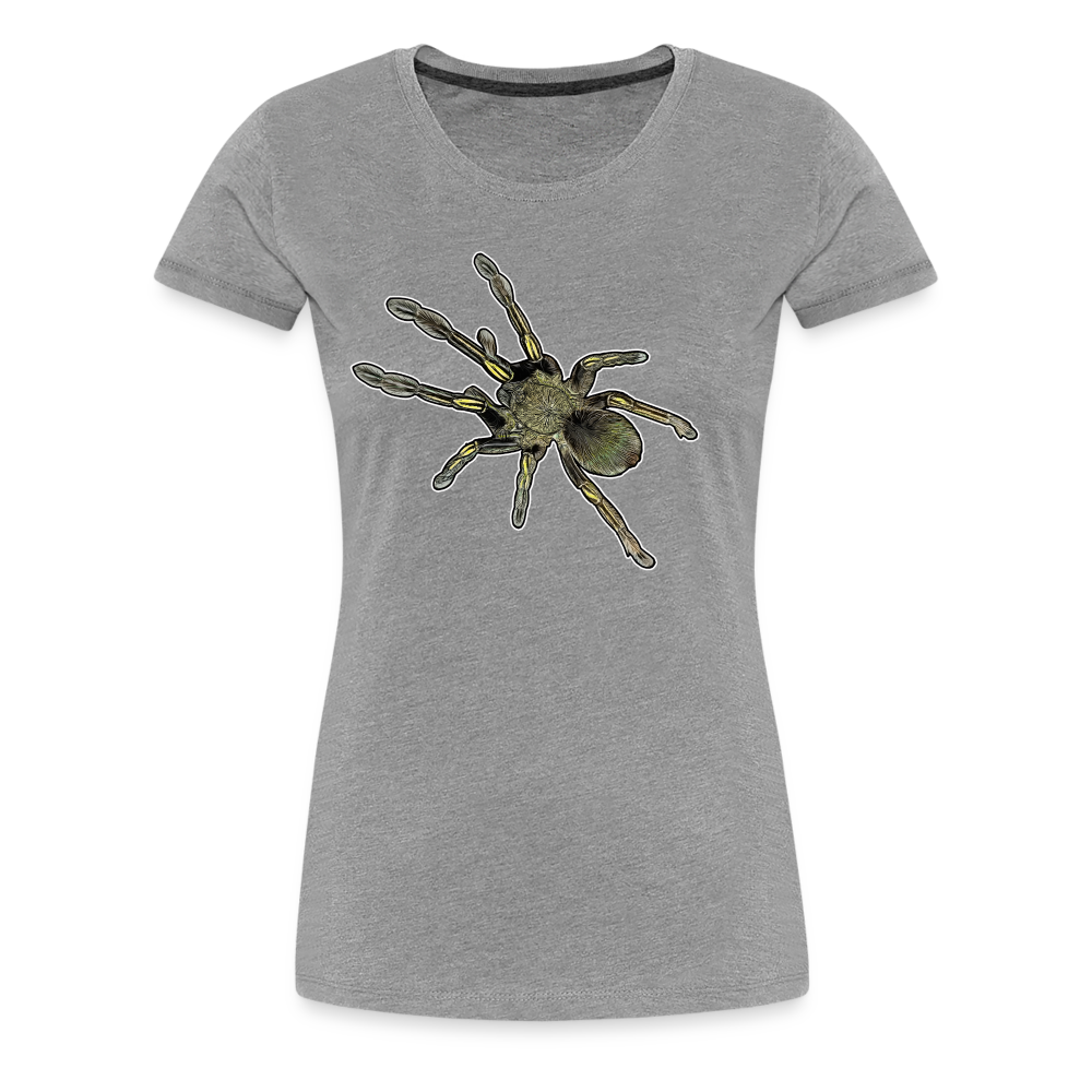 Frauen Basic T-Shirt Ephebopus murinus - Grau meliert