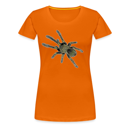 Frauen Basic T-Shirt Ephebopus murinus - Orange