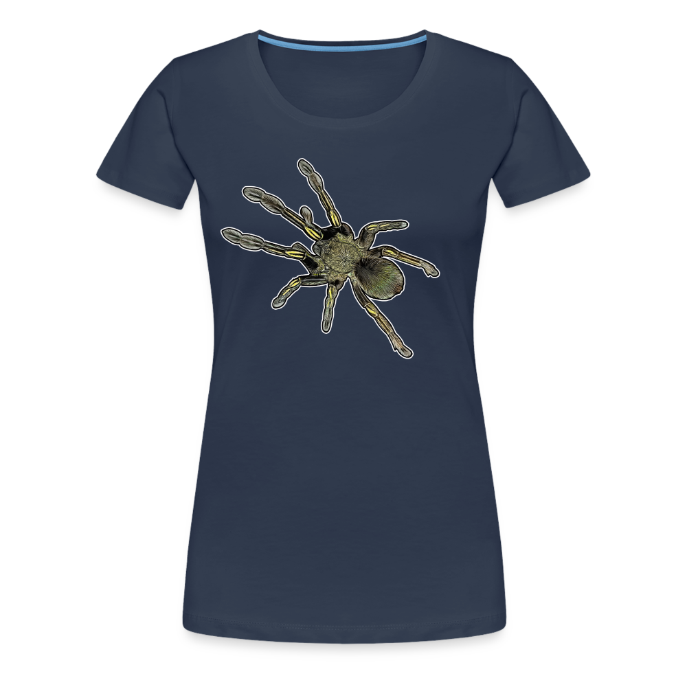 Frauen Basic T-Shirt Ephebopus murinus - Navy