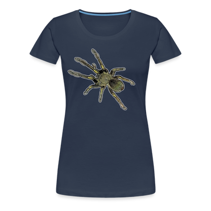 Frauen Basic T-Shirt Ephebopus murinus - Navy