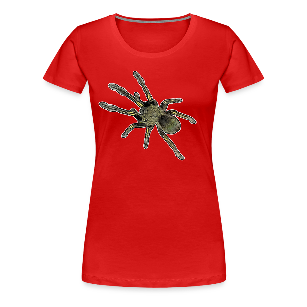 Frauen Basic T-Shirt Ephebopus murinus - Rot