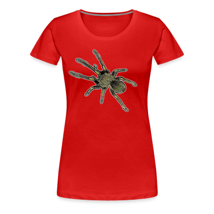 Frauen Basic T-Shirt Ephebopus murinus - Rot