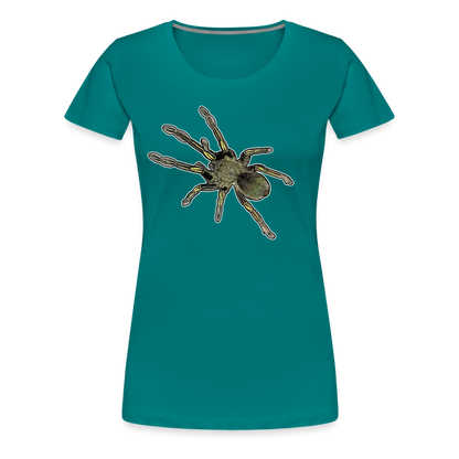 Frauen Basic T-Shirt Ephebopus murinus - Divablau