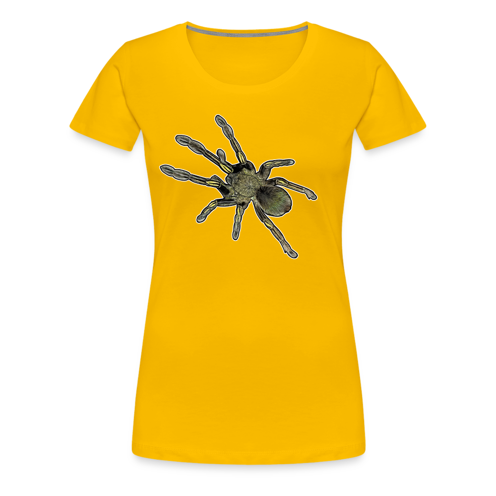 Frauen Basic T-Shirt Ephebopus murinus - Sonnengelb