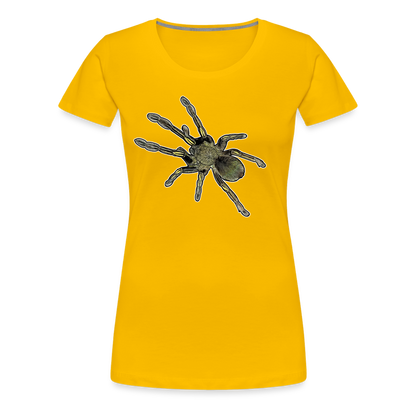 Frauen Basic T-Shirt Ephebopus murinus - Sonnengelb