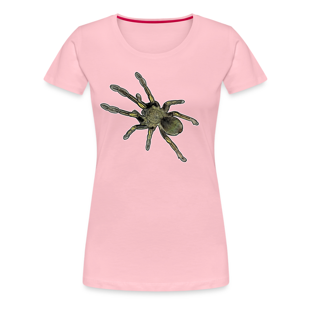 Frauen Basic T-Shirt Ephebopus murinus - Hellrosa