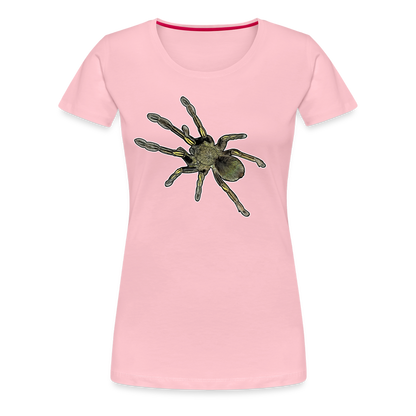 Frauen Basic T-Shirt Ephebopus murinus - Hellrosa