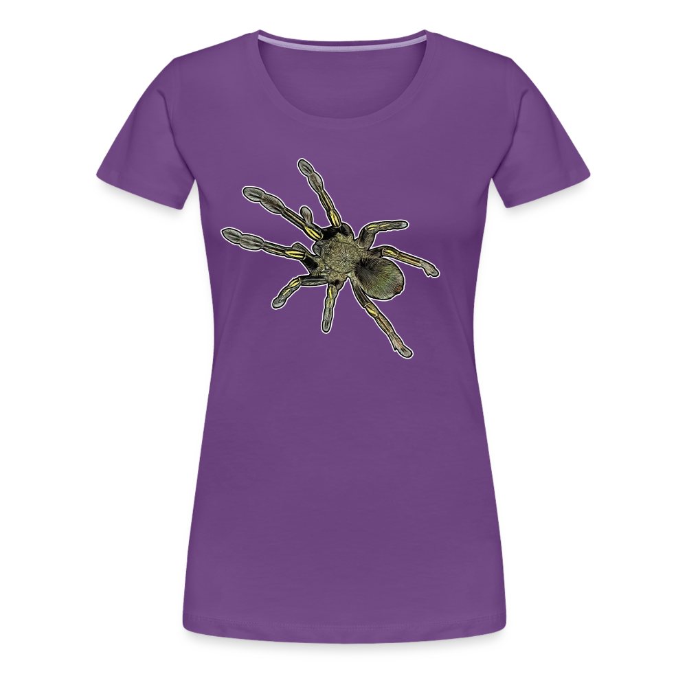 Frauen Basic T-Shirt Ephebopus murinus - Lila