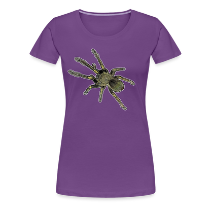 Frauen Basic T-Shirt Ephebopus murinus - Lila
