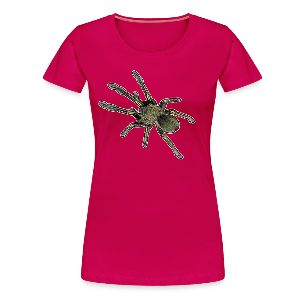 Frauen Basic T-Shirt Ephebopus murinus - dunkles Pink