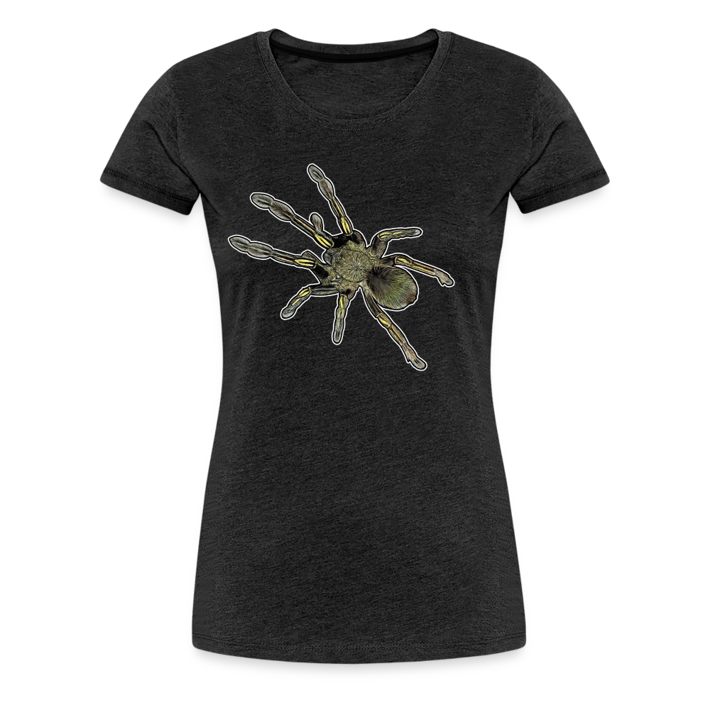 Frauen Basic T-Shirt Ephebopus murinus - Anthrazit