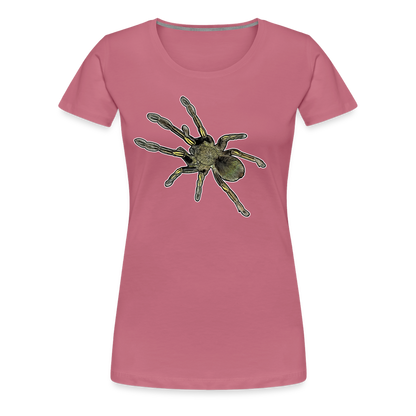 Frauen Basic T-Shirt Ephebopus murinus - Malve