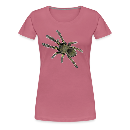 Frauen Basic T-Shirt Ephebopus murinus - Malve