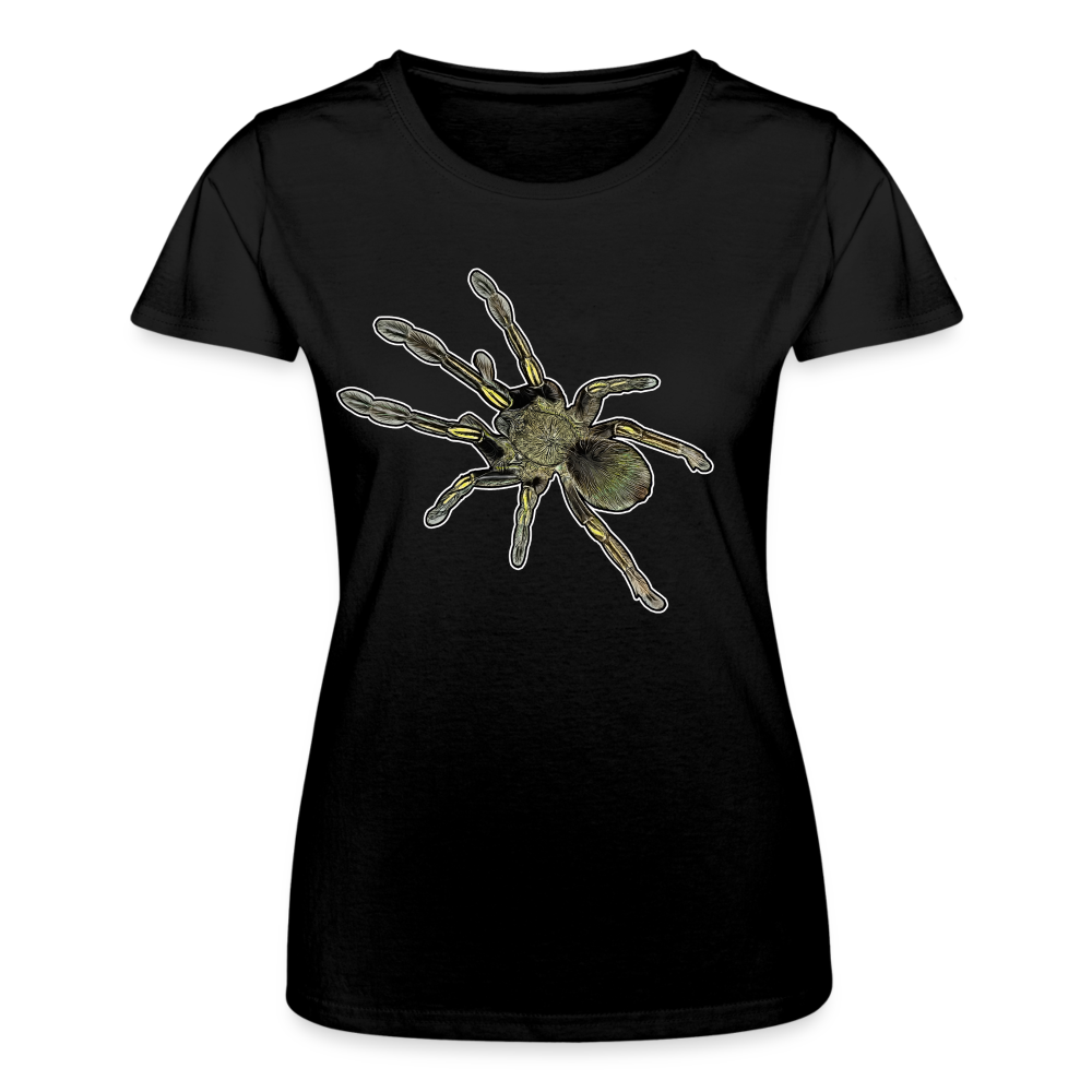 Frauen Fruit of the Loom T-Shirt Ephebopus murinus - Schwarz