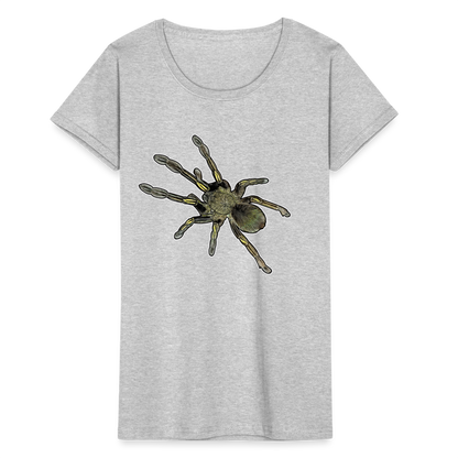 Frauen Fruit of the Loom T-Shirt Ephebopus murinus - Grau meliert