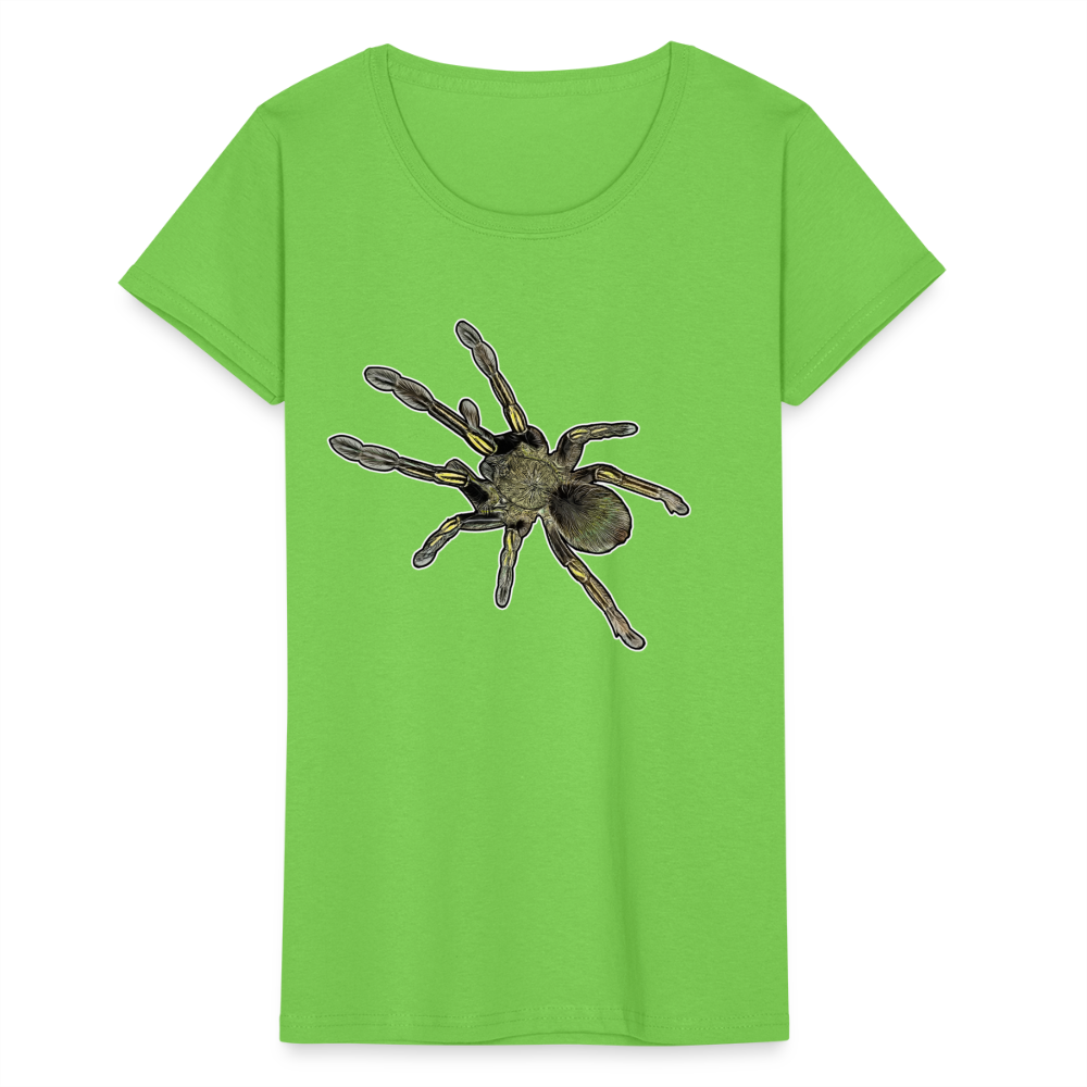 Frauen Fruit of the Loom T-Shirt Ephebopus murinus - Hellgrün
