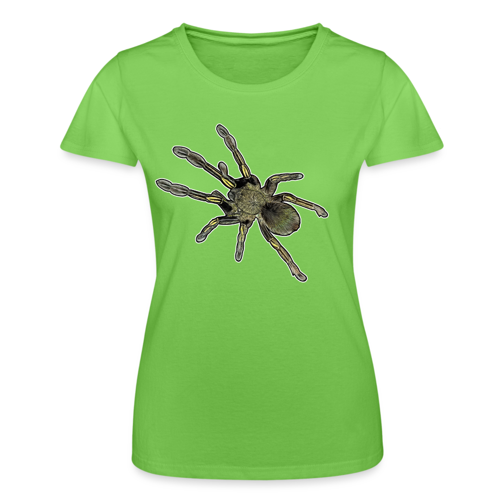 Frauen Fruit of the Loom T-Shirt Ephebopus murinus - Hellgrün