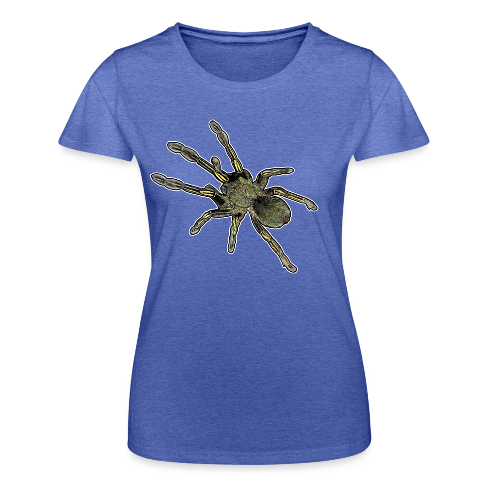 Frauen Fruit of the Loom T-Shirt Ephebopus murinus - Blau meliert