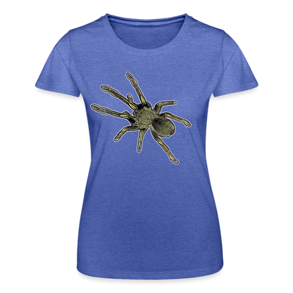 Frauen Fruit of the Loom T-Shirt Ephebopus murinus - Blau meliert