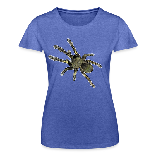 Frauen Fruit of the Loom T-Shirt Ephebopus murinus - Blau meliert