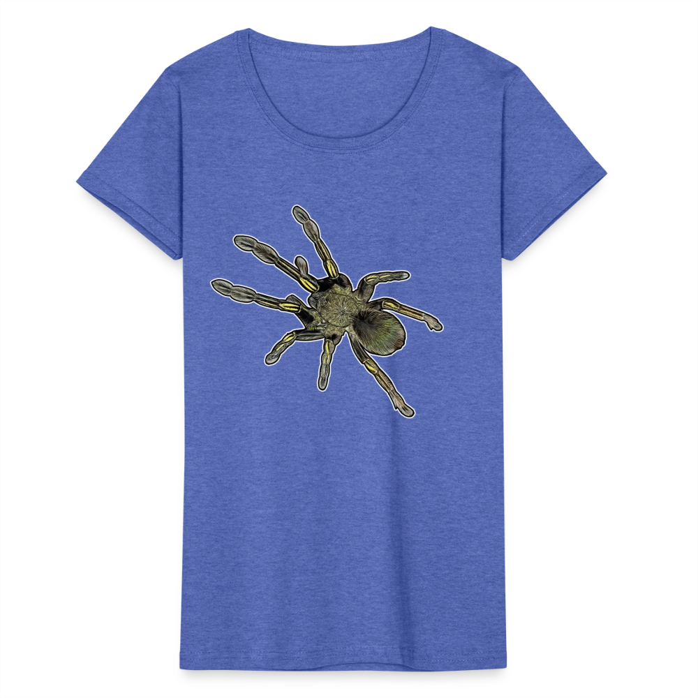 Frauen Fruit of the Loom T-Shirt Ephebopus murinus - Blau meliert