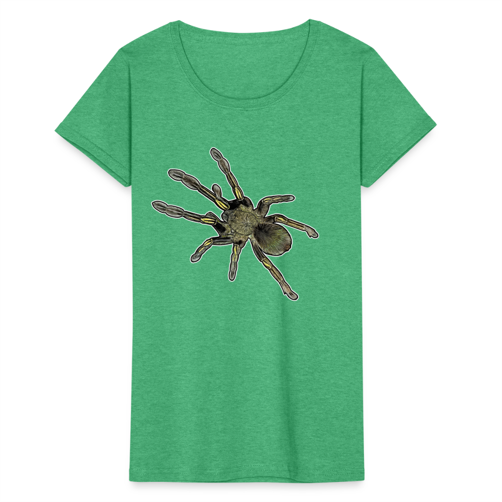 Frauen Fruit of the Loom T-Shirt Ephebopus murinus - Grün meliert