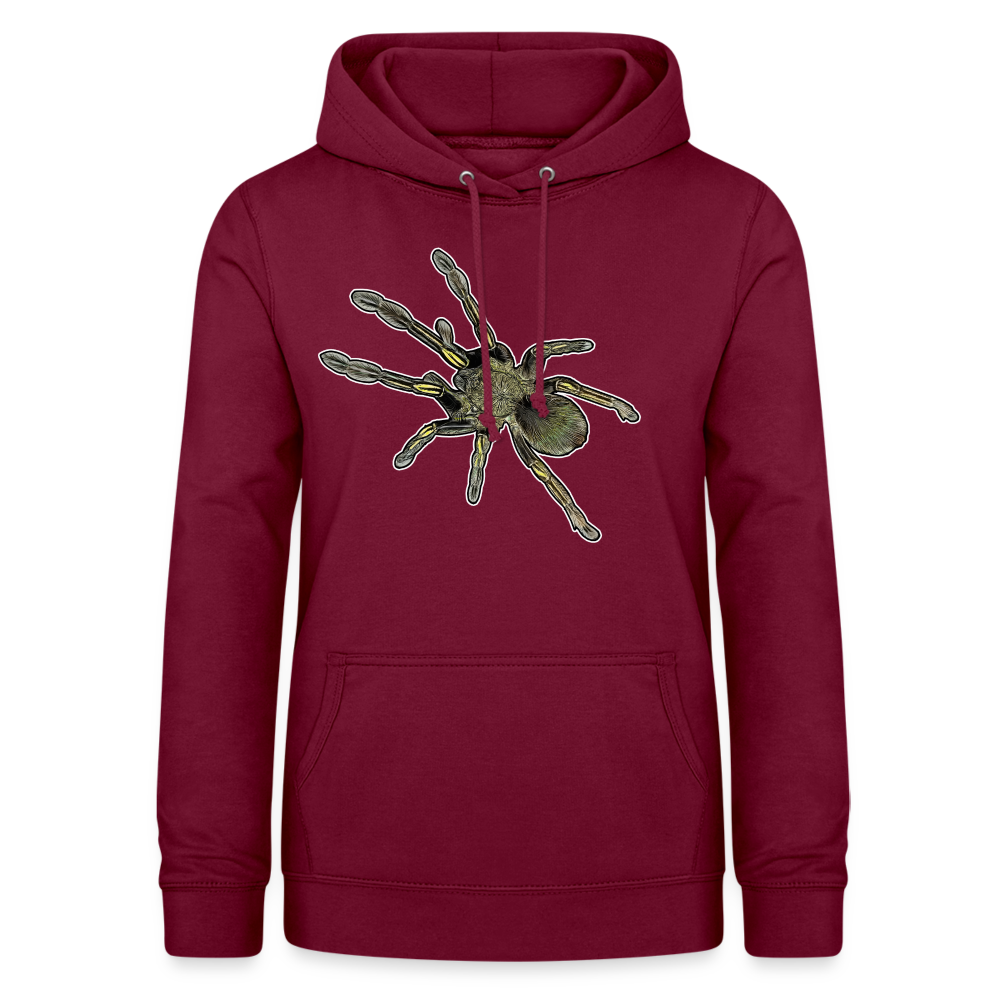Frauen Freizeit-Hoodie Ephebopus murinus - Bordeaux