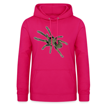 Frauen Freizeit-Hoodie Ephebopus murinus - dunkles Pink