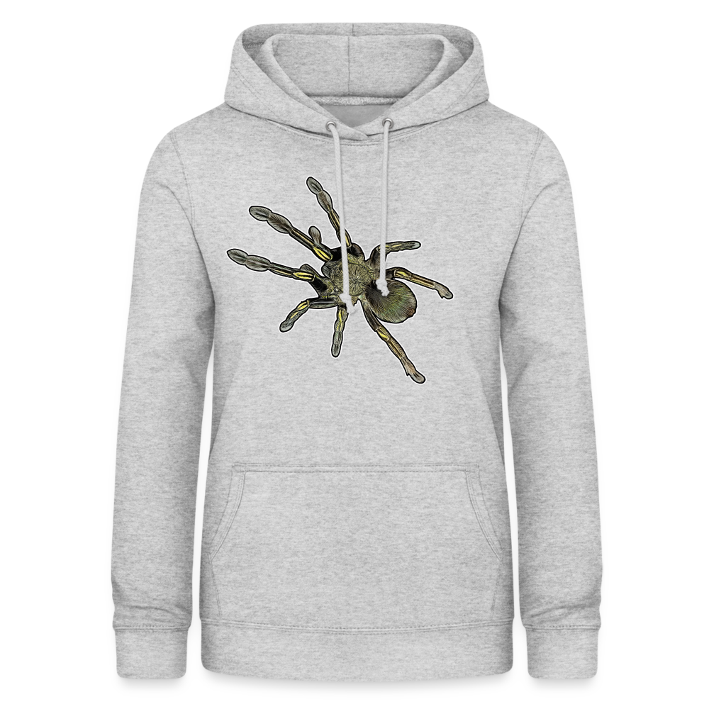 Frauen Freizeit-Hoodie Ephebopus murinus - Hellgrau meliert