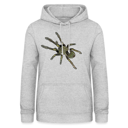 Frauen Freizeit-Hoodie Ephebopus murinus - Hellgrau meliert