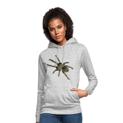 Frauen Freizeit-Hoodie Ephebopus murinus - Hellgrau meliert