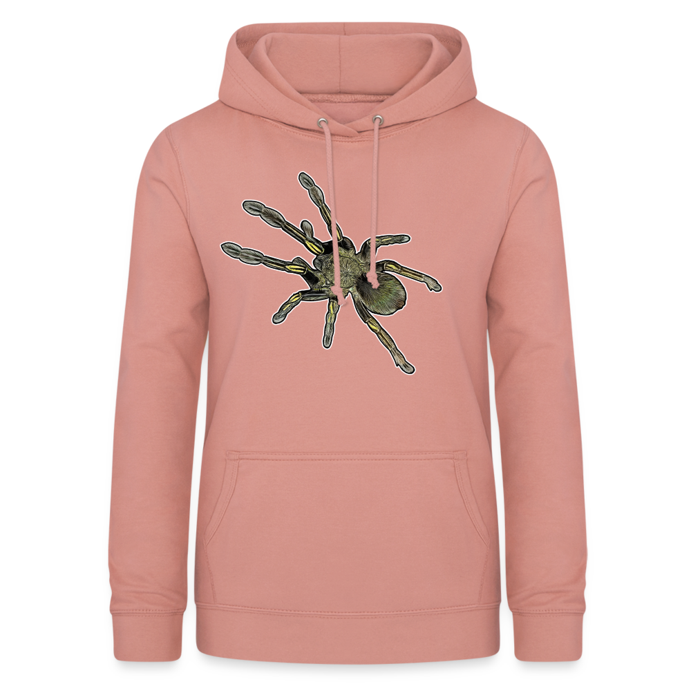 Frauen Freizeit-Hoodie Ephebopus murinus - Altrosa