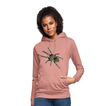 Frauen Freizeit-Hoodie Ephebopus murinus - Altrosa