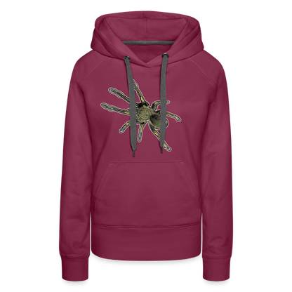 Frauen Hoodie Ephebopus murinus - Bordeaux