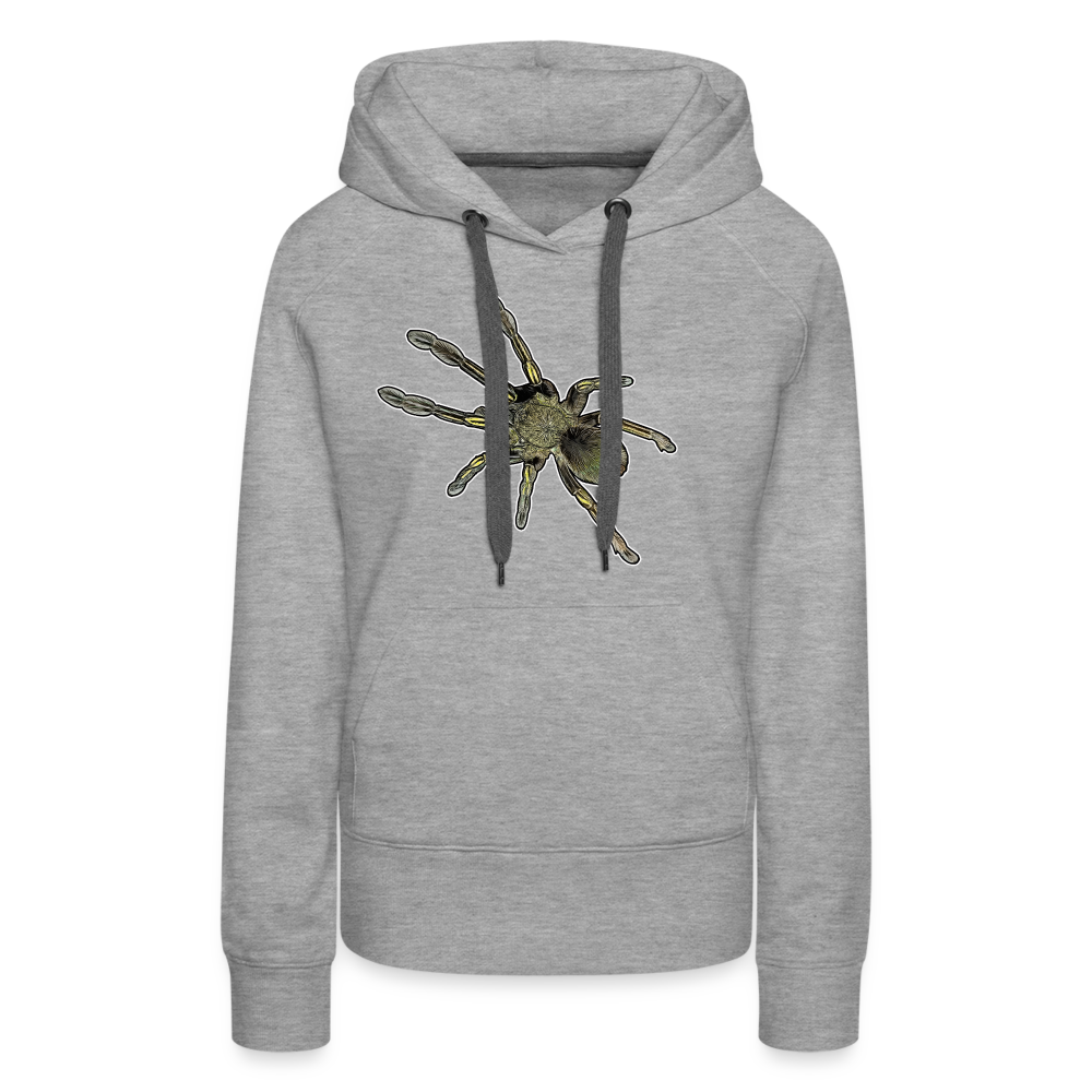 Frauen Hoodie Ephebopus murinus - Grau meliert