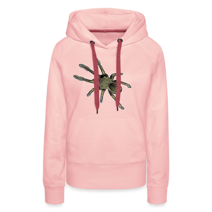 Frauen Hoodie Ephebopus murinus - Kristallrosa