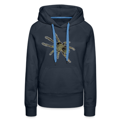 Frauen Hoodie Ephebopus murinus - Navy