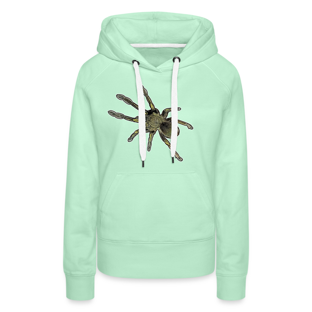 Frauen Hoodie Ephebopus murinus - helles Mintgrün