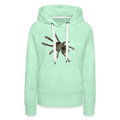 Frauen Hoodie Ephebopus murinus - helles Mintgrün
