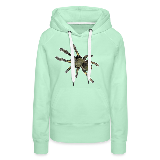 Frauen Hoodie Ephebopus murinus - helles Mintgrün