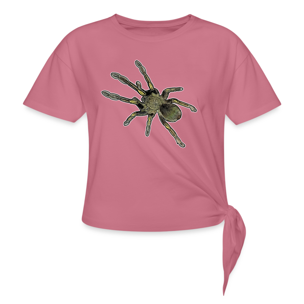 Frauen Knotenshirt Ephebopus murinus - Malve