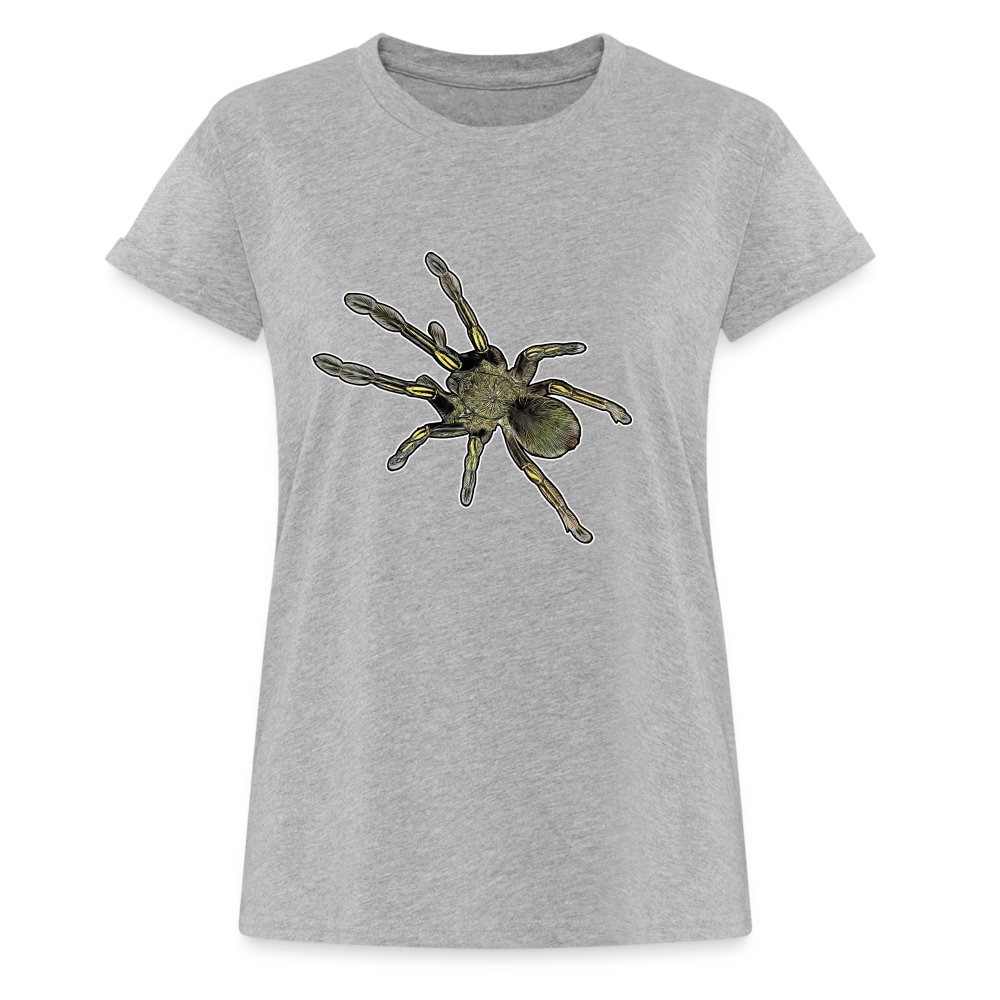 Frauen Oversized T-Shirt Ephebopus murinus - Grau meliert