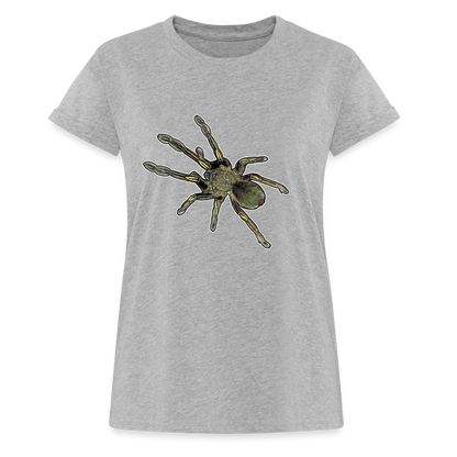 Frauen Oversized T-Shirt Ephebopus murinus - Grau meliert