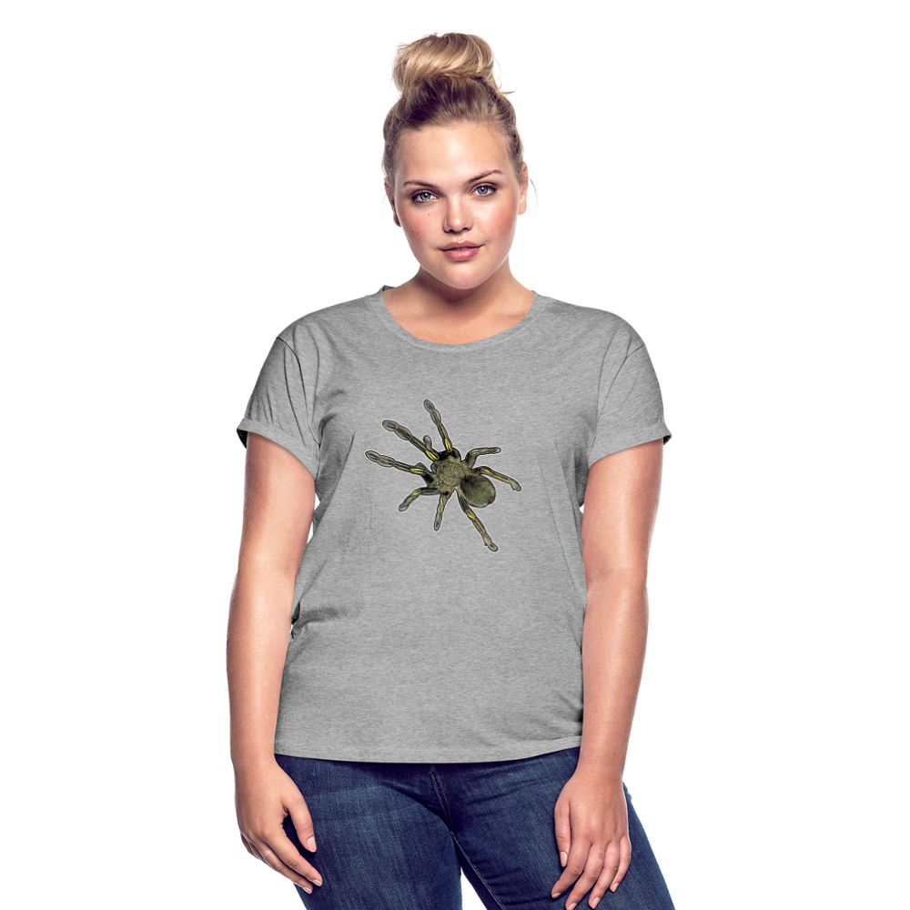 Frauen Oversized T-Shirt Ephebopus murinus - Grau meliert