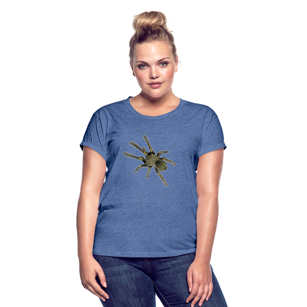 Frauen Oversized T-Shirt Ephebopus murinus - Denim meliert